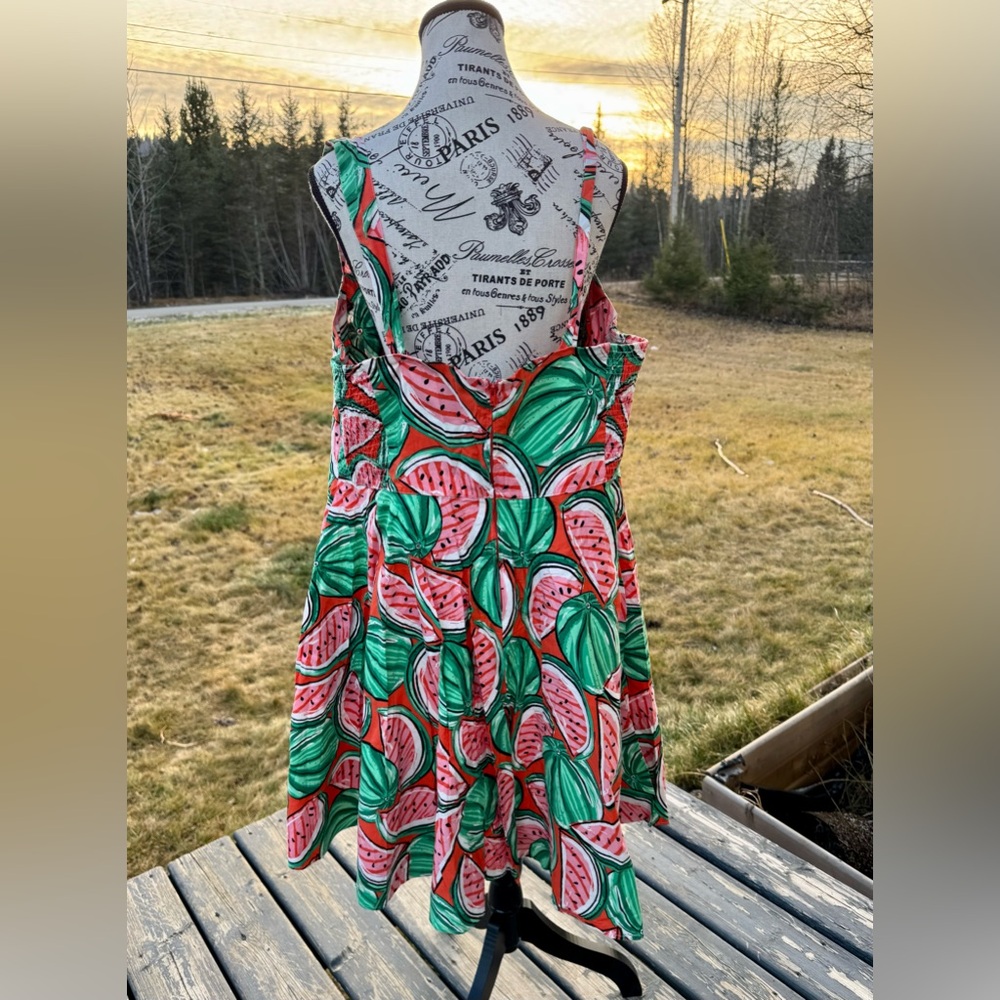 Hell Bunny Watermelon Print Midi Dress - Picture 13 of 17